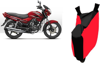 

Irontech Two Wheeler Cover for Hero(Achiever, Red, Black)