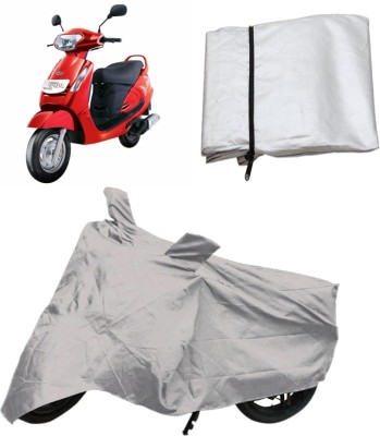 

Capeshoppers Two Wheeler Cover for Mahindra(Silver)