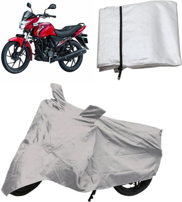 

Capeshoppers Two Wheeler Cover for Suzuki(Silver)