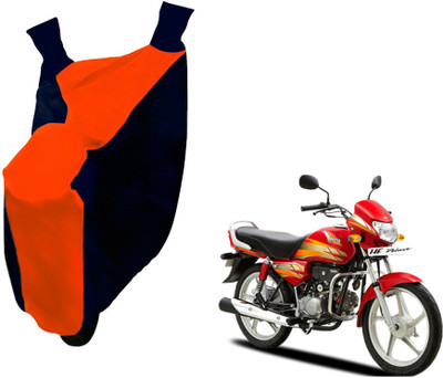 AUTO PEARL Two Wheeler Cover for Hero(HF Deluxe, Orange, Blue)