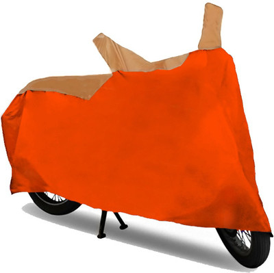 AUTOKIT Two Wheeler Cover for Bajaj(Pulsar 220 DTS-i, Brown, Orange)