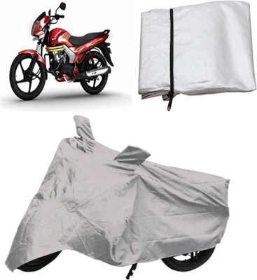 

Capeshoppers Two Wheeler Cover for Mahindra(Silver)