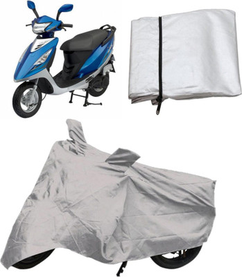 

Capeshoppers Two Wheeler Cover for Hero(Silver)