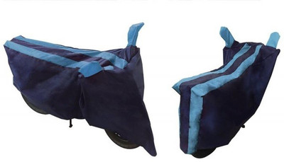 CruiseConsole Two Wheeler Cover for TVS(Apache RTR 160, Blue)
