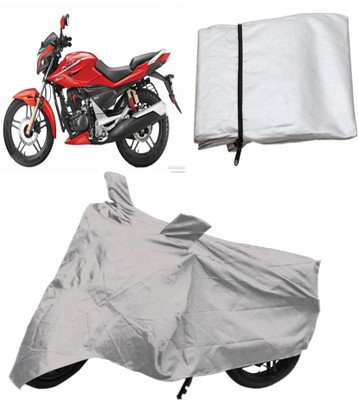 

Capeshoppers Two Wheeler Cover for Hero(Silver)