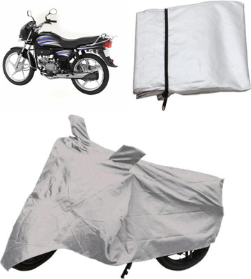 

Capeshoppers Two Wheeler Cover for Hero(Silver)