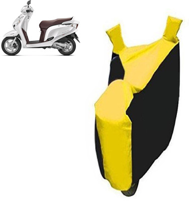 

Red Silk Two Wheeler Cover for Honda(Aviator, Yellow, Black)