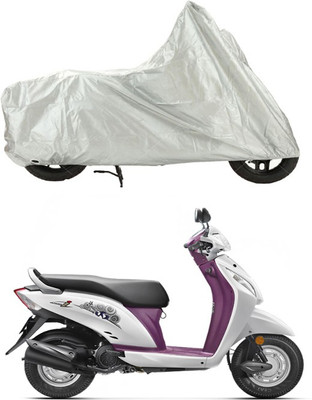

Creative Via Two Wheeler Cover for Honda(Activa, Silver)