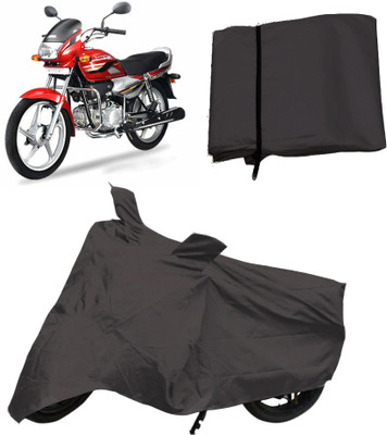 

Capeshoppers Two Wheeler Cover for Hero(Grey)