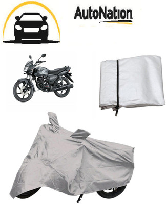 

Autonation Two Wheeler Cover for Honda(CB Shine, Silver)