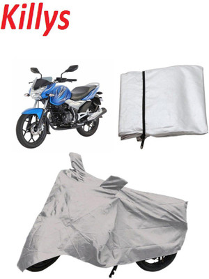 

Killys Two Wheeler Cover for Bajaj(Discover 125 DTS-i, Silver)