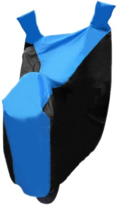 

Auto Hub Two Wheeler Cover for TVS(Scooty Pep+, Black, Blue)