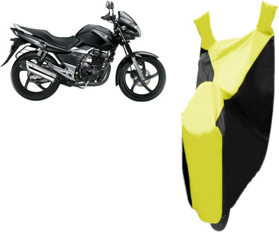 

Oren Tech Two Wheeler Cover for Suzuki(GS 150R, Yellow, Black)
