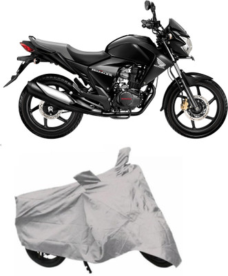 

Car Cover Two Wheeler Cover for Honda(Unicorn, Silver)