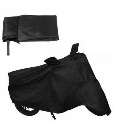 M P Two Wheeler Cover for Bajaj(Pulsar 200 NS DTS-i, Black)