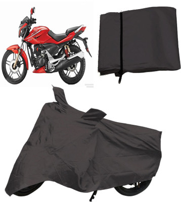 

Capeshoppers Two Wheeler Cover for Hero(Grey)