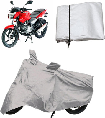 Capeshoppers Two Wheeler Cover for Bajaj(Silver)