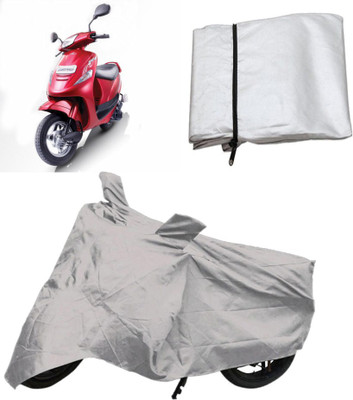 

Capeshoppers Two Wheeler Cover for Mahindra(Silver)