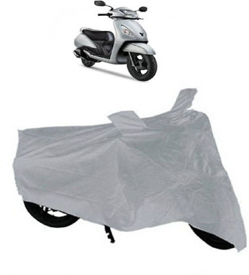 

Voibu Two Wheeler Cover for TVS(Jupiter, Silver)