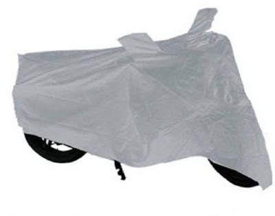 KDP Trader Two Wheeler Cover for Bajaj(Discover 125 DTS-i, Silver)
