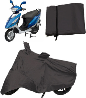 

Capeshoppers Two Wheeler Cover for Hero(Grey)