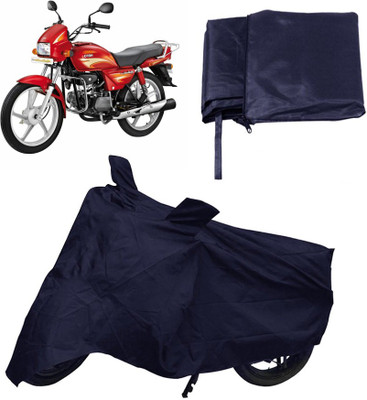 

Capeshoppers Two Wheeler Cover for Hero(Blue)