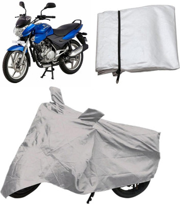 

Capeshoppers Two Wheeler Cover for Bajaj(Silver)