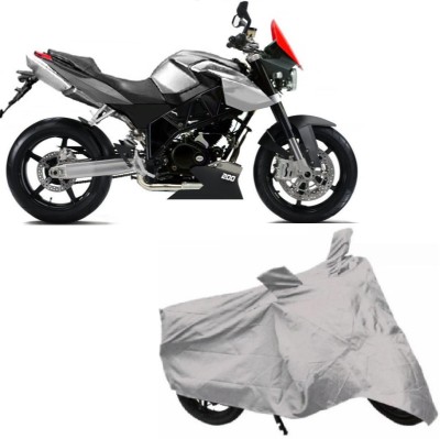 

ACCESSOREEZ Two Wheeler Cover for Bajaj(Pulsar 180 DTS-i, Silver)