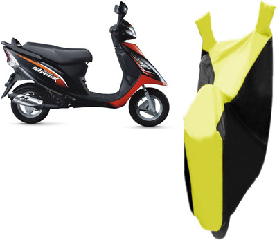 

Irontech Two Wheeler Cover for TVS(Streek, Yellow, Black)