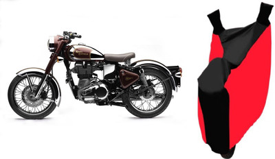 MYTECH Two Wheeler Cover for Royal Enfield(Classic 500, Red, Blue)