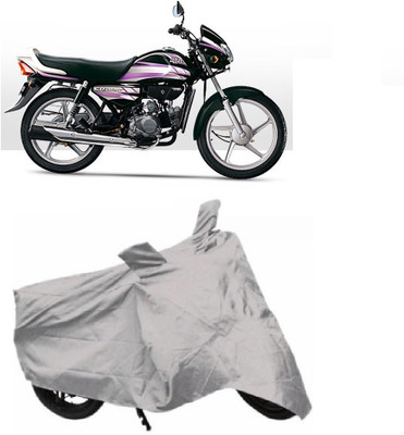 

Car Fashion Two Wheeler Cover for Hero(HF, Silver)