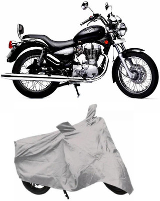 

Tech Master Two Wheeler Cover for Royal Enfield(Thunderbird 350, Silver)