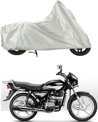 

Creative Via Two Wheeler Cover for Hero(Splendor, Silver)