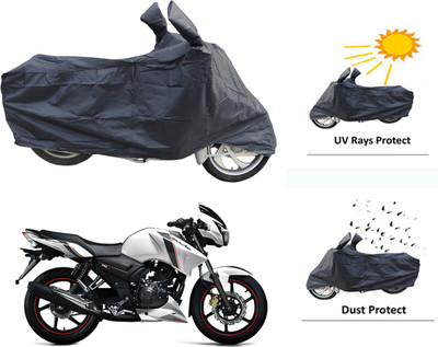 

Creative Via Two Wheeler Cover for TVS(Apache, Black)