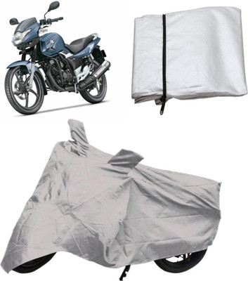 

Capeshoppers Two Wheeler Cover for Suzuki(Silver)