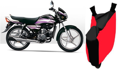 

Next Zone Two Wheeler Cover for Hero(HF, Red, Black)