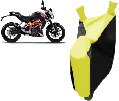 

Red Silk Two Wheeler Cover for KTM(Duke 390, Yellow, Black)
