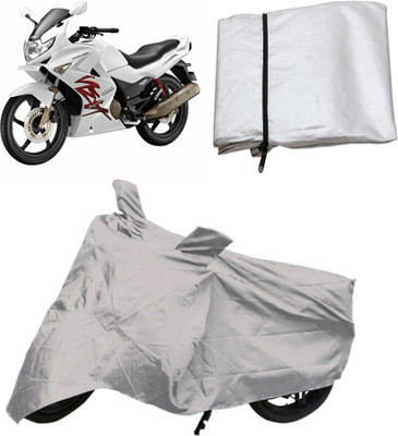 

Capeshoppers Two Wheeler Cover for Hero(Silver)