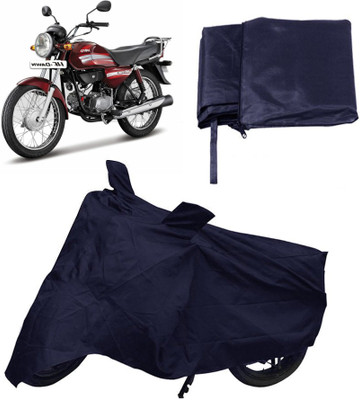 

Capeshoppers Two Wheeler Cover for Hero(Blue)