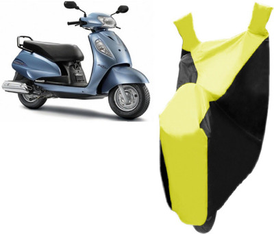

Next Zone Two Wheeler Cover for Suzuki(Access, Yellow, Black)