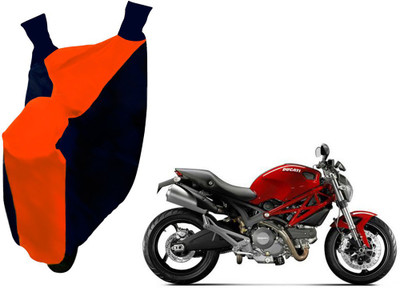 AUTO PEARL Two Wheeler Cover for Ducati(Monster 795, Orange, Blue)