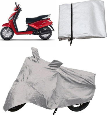 

Capeshoppers Two Wheeler Cover for Mahindra(Silver)