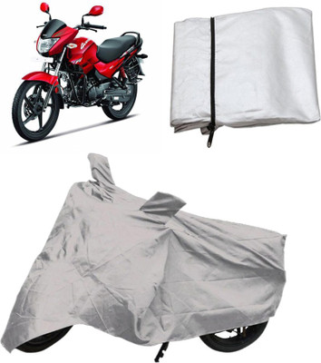 

Capeshoppers Two Wheeler Cover for Hero(Silver)
