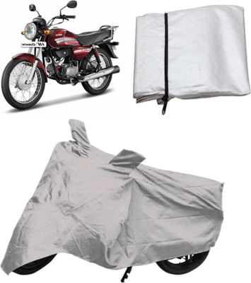 

Capeshoppers Two Wheeler Cover for Hero(Silver)