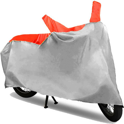 AUTOKIT Two Wheeler Cover for Bajaj(Pulsar 220 DTS-i, Red, Silver)