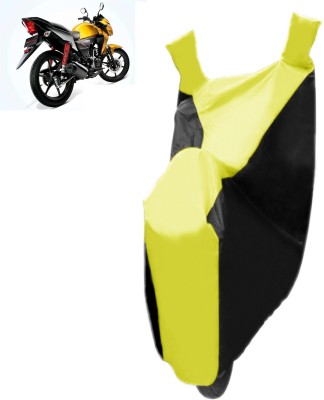 CREEPER Two Wheeler Cover for Honda(CB Twister, Yellow, Black)