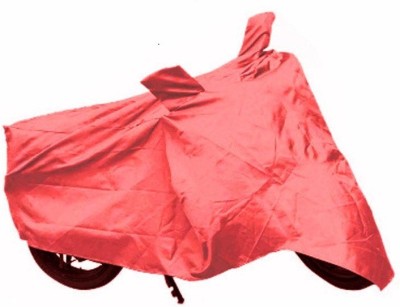 rideZ Two Wheeler Cover for Honda(Dream Yuga, Red)
