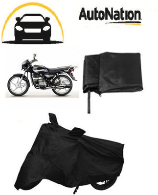 

Autonation Two Wheeler Cover for Hero(Splendor Plus, Black)