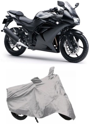 Bristle Two Wheeler Cover for Kawasaki(Ninja 250, Grey)