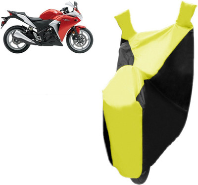 

Techmaster Two Wheeler Cover for Honda(CBR 250R, Yellow, Black)